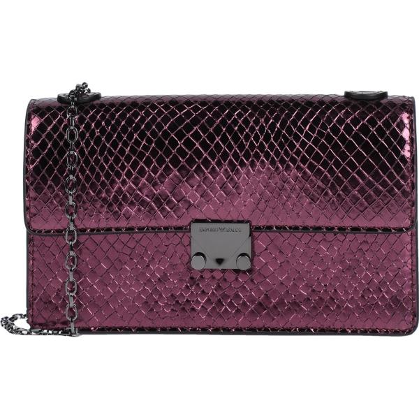 bolsos de hombro Emporio Armani violeta serpiente