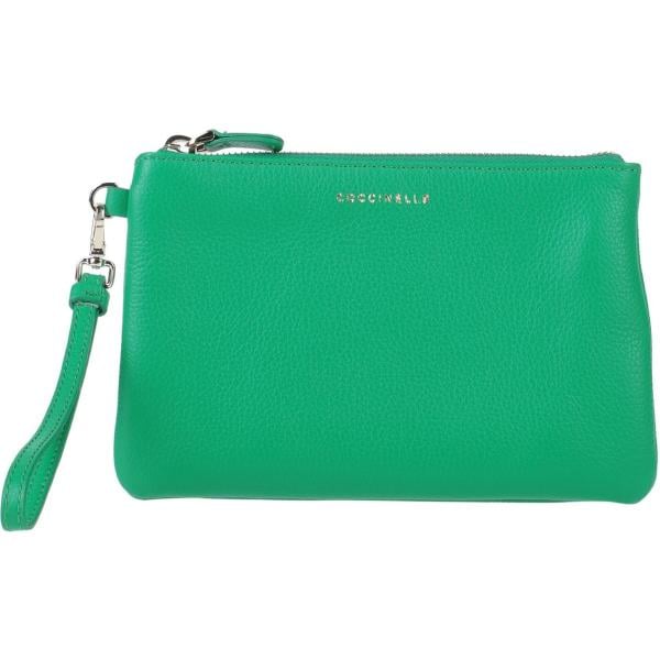 Borsa a tracolla mini Coccinelle verde un solo color