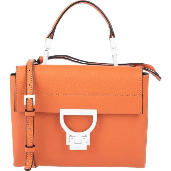 bolsos de mano Coccinelle naranja un solo color