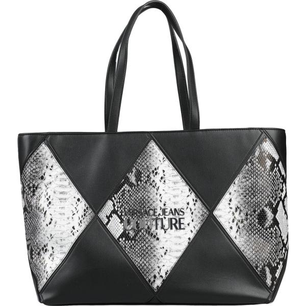 bolsos de mano Versace Jeans negro serpiente