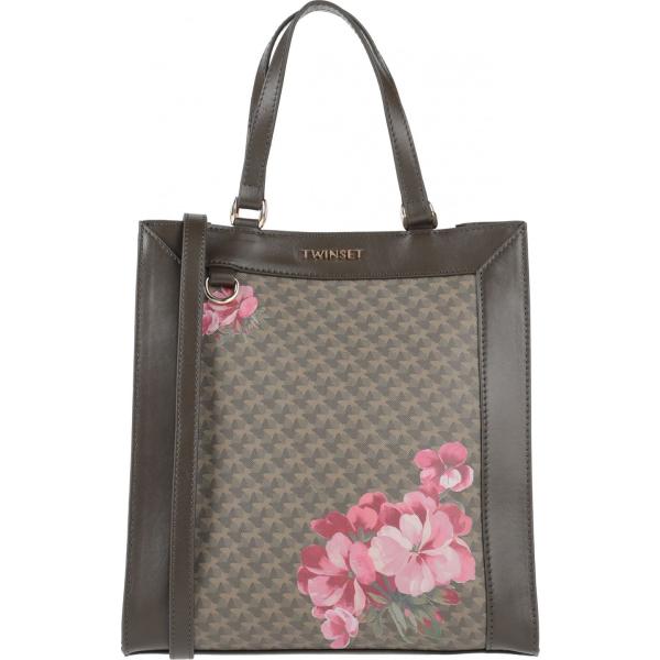 bolsos de mano Twinset verde con diseños