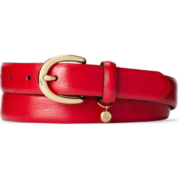 Cintura in pelle Lauren Ralph Lauren rojo