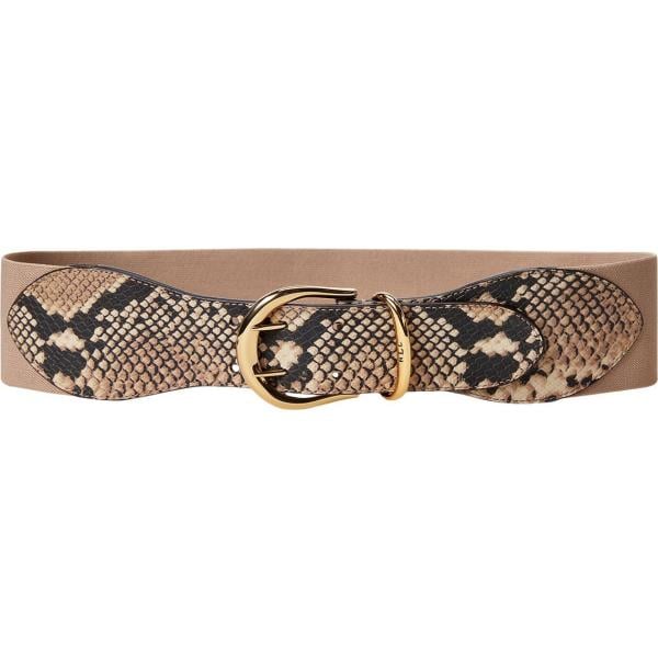 cinturones Lauren Ralph Lauren marrón serpiente