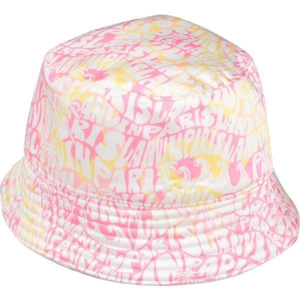 sombreros Lanvin rosa con diseños