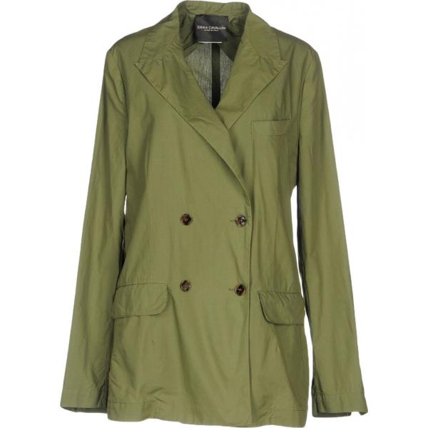 blazers Erika Cavallini verde un solo color