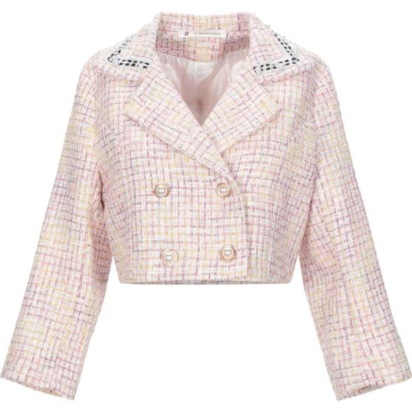 blazers Mangano rosa con diseños