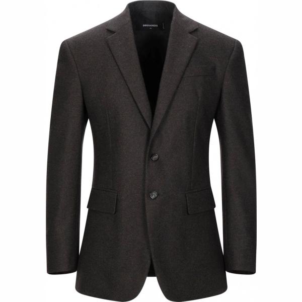 chaquetas Dsquared2 negro un solo color