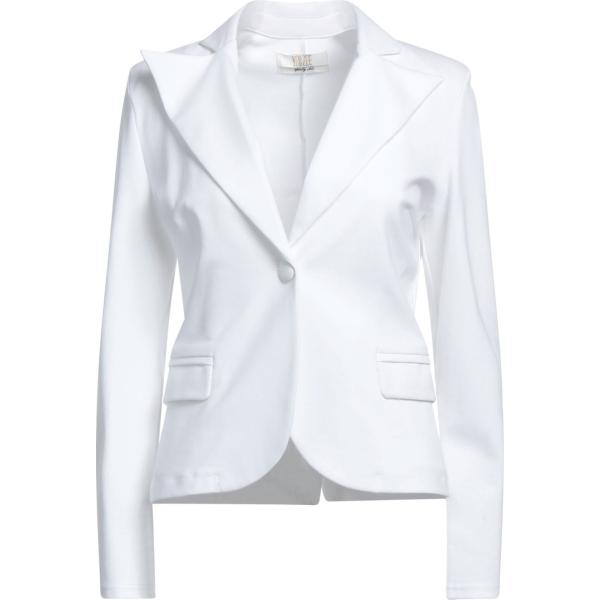 blazers YES ZEE by ESSENZA blanco un solo color