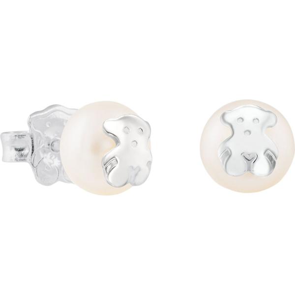 pendientes Tous blanco