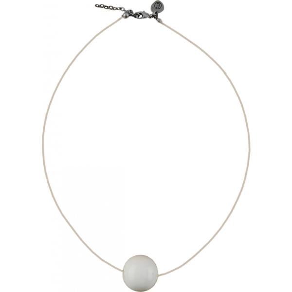 colgantes Mm6 Maison Margiela blanco