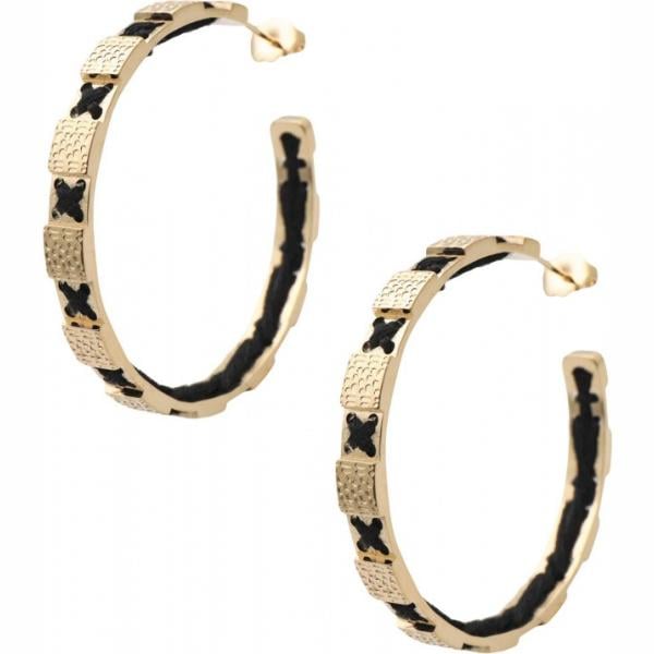 pendientes Camille Enrico negro