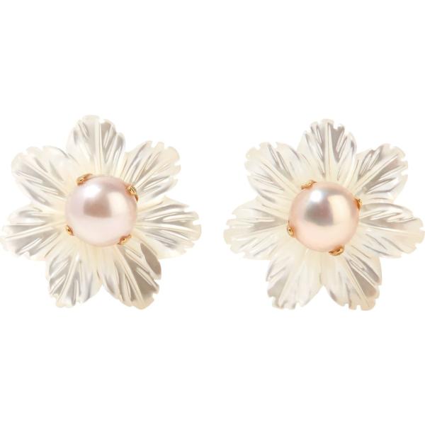 pendientes Bounkit blanco