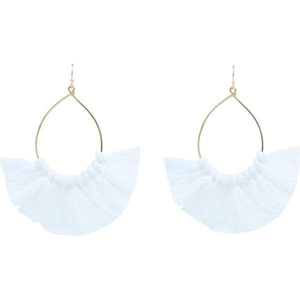 pendientes Taolei blanco