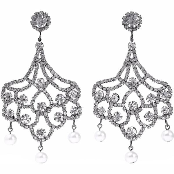 Pendientes con strass Kenneth Jay Lane