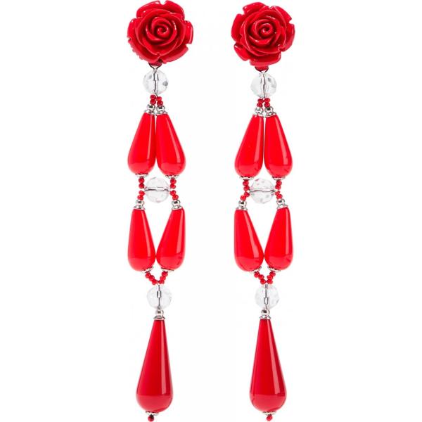 pendientes Ben-Amun rojo
