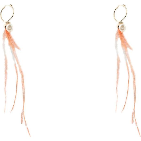 pendientes Dries Van Noten naranja