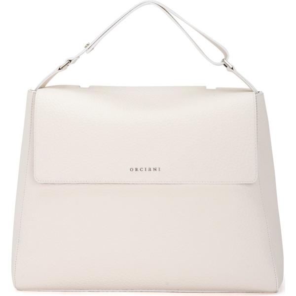bolso de mano Orciani blanco