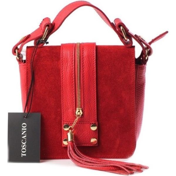 Borsa a mano Toscanio rojo