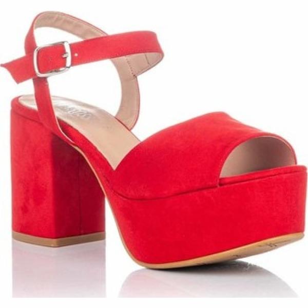 sandalias Janross rojo