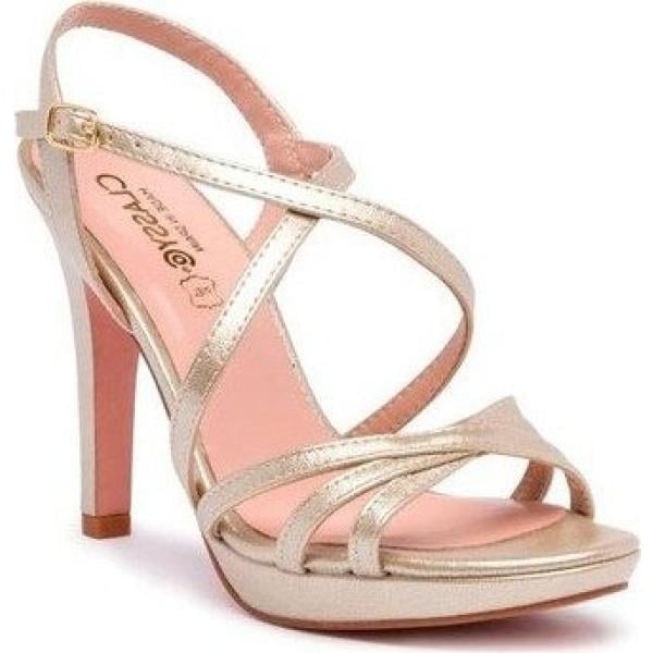 sandalias de tacón Mayfran Calzados amarillo
