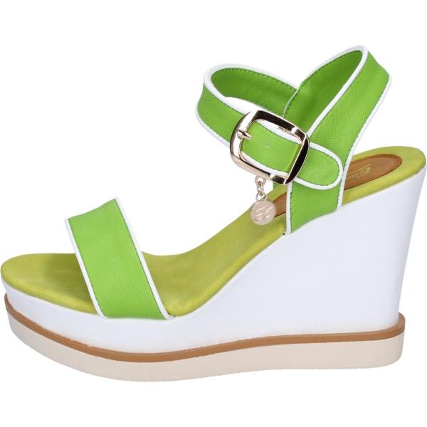 sandalias Enrico Coveri verde