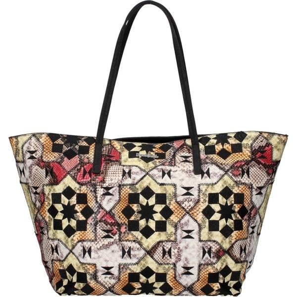 bolso shopper Desigual marrón