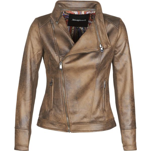 abrigos Desigual marrón