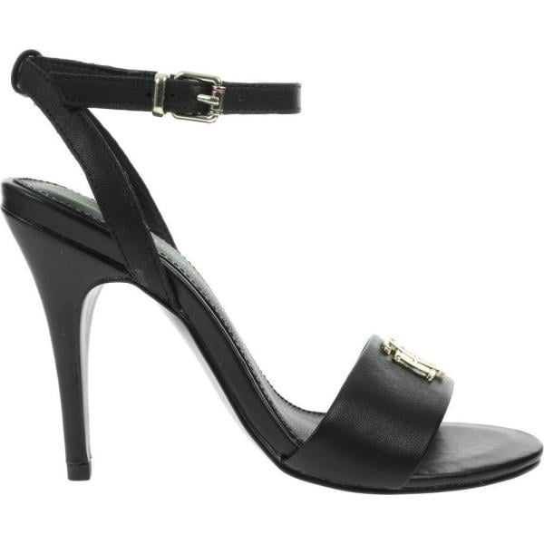 sandalias de tacón Tommy Hilfiger negro