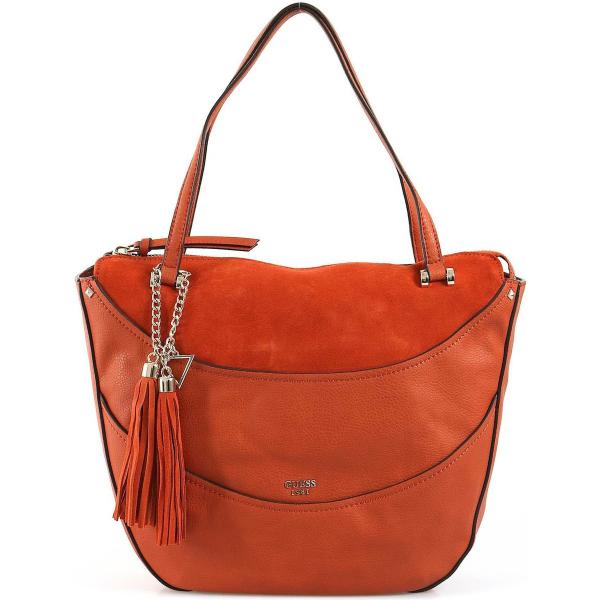 Borsa a mano Guess naranja