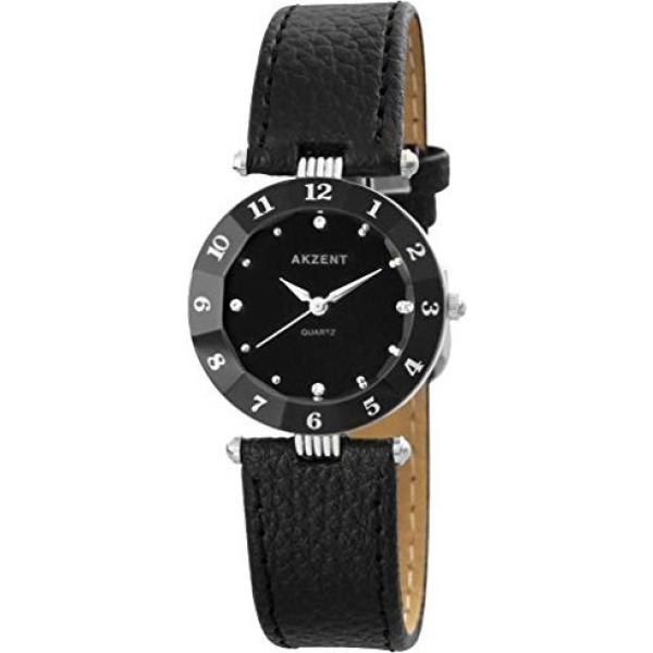 relojes analógicos Akzent negro