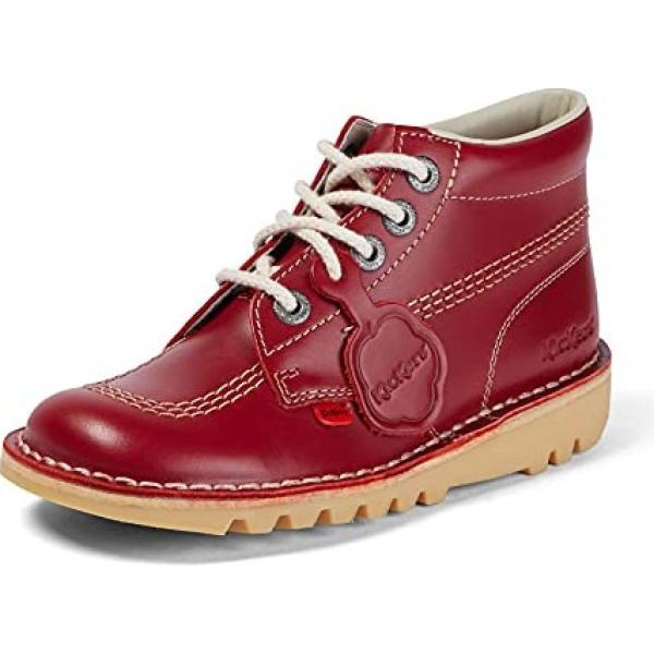 Botines mujer rojo de tac n Kickers Bantoa