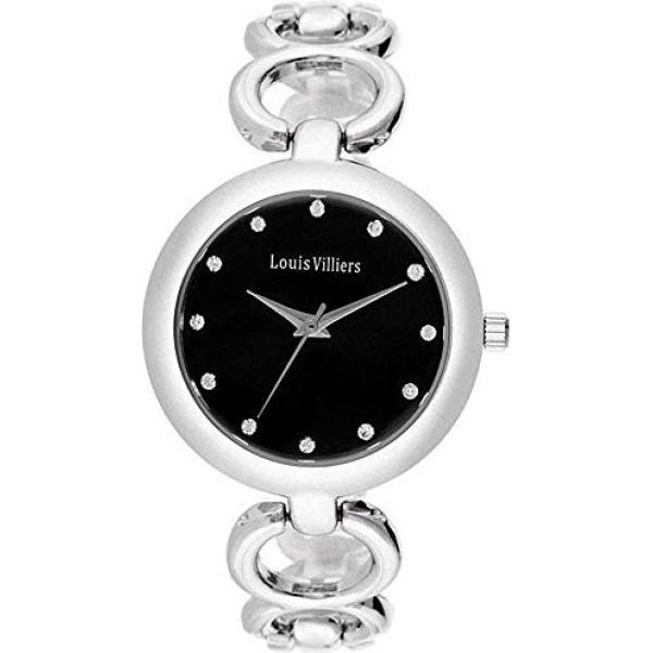 relojes analógicos Louis Villiers negro