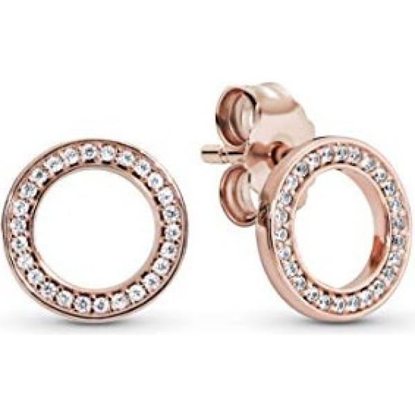 pendientes Pandora rosa