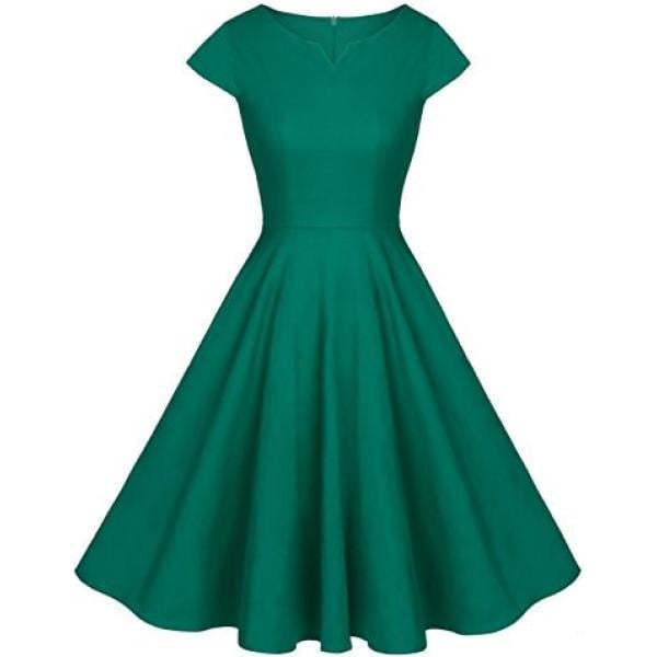 Vestito verde Fairy Couple verde de lunares