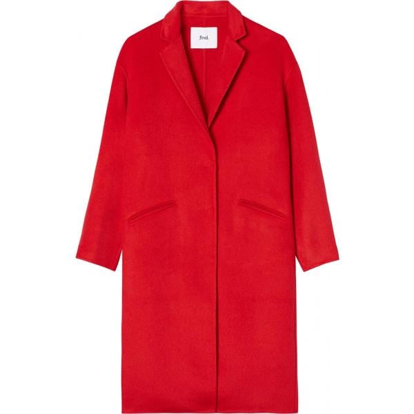 Cappotto midi rosso Find. rojo