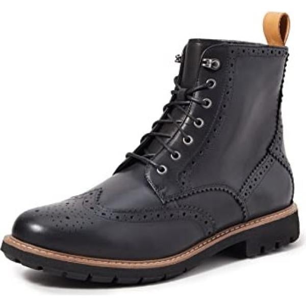 BOTAS PARA HOMBRE NEGRA GRIS GENERICO