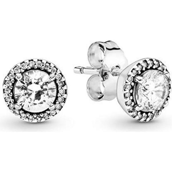 pendientes Pandora gris