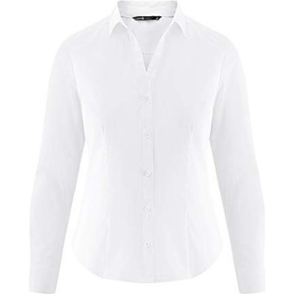 Top mujer mini blanco con escote Oodji Ultra