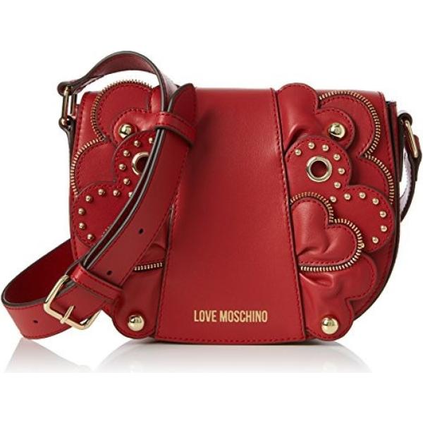 bolso de mano Love Moschino rojo