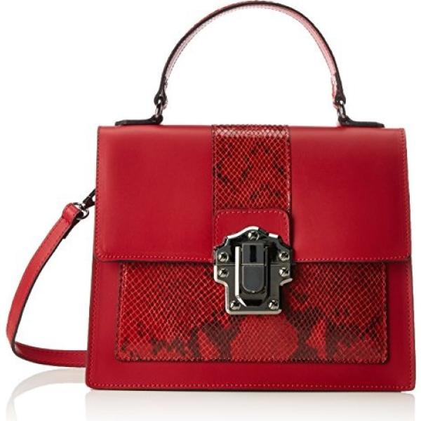 bolso de mano Chicca Borse rojo