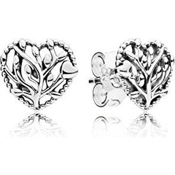pendientes Pandora gris