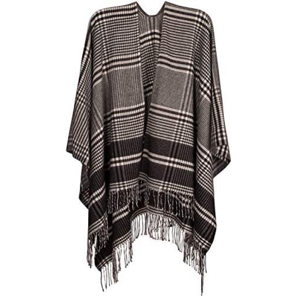 poncho StyleBREAKER de cuadros