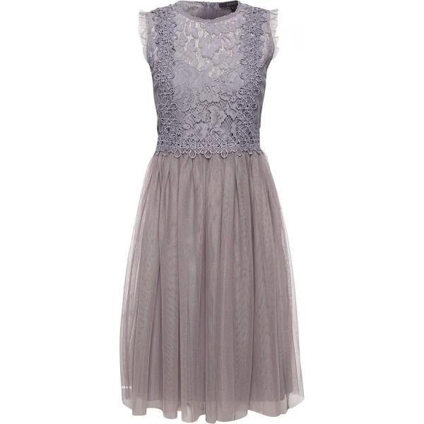 Vestito fantasia floreale grigio ESPRIT Collection gris de flores