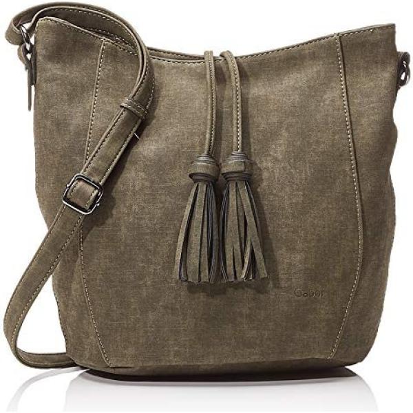 Borsa a tracolla verde e kaki Gabor verde