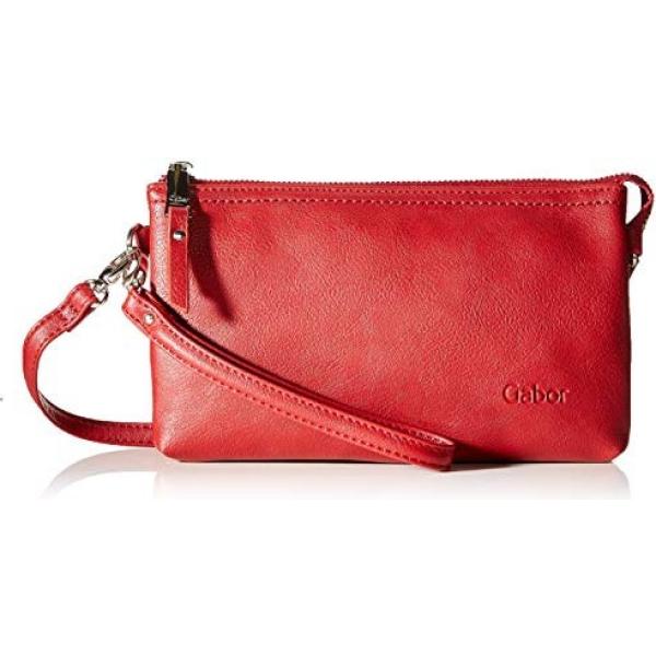 Clutch nero e rosso Gabor rojo