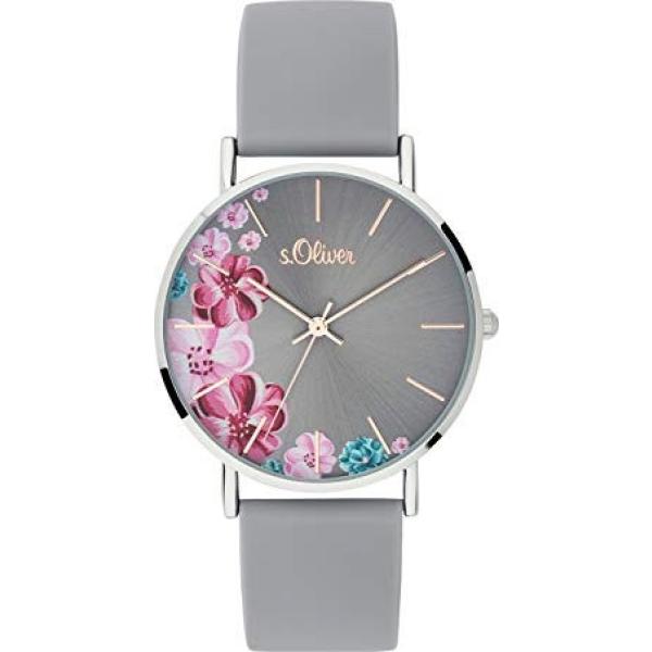 Reloj analógico mujer light gray analógico con cinta metal S.Oliver