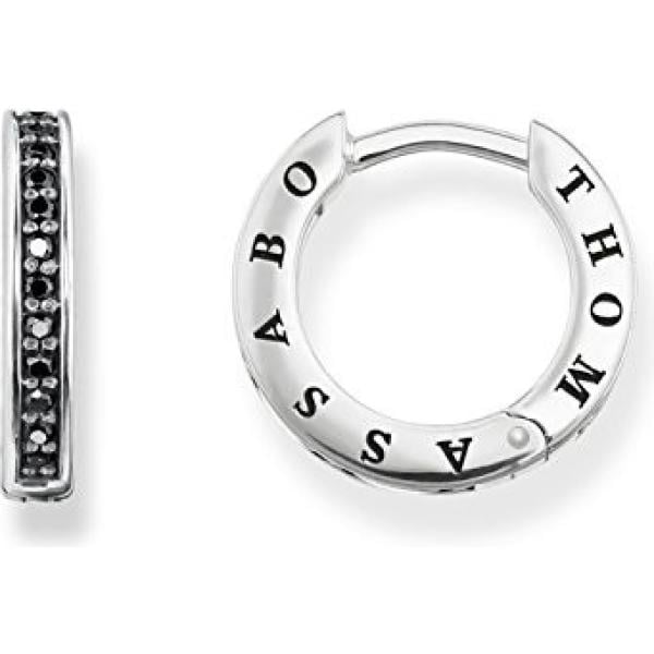pendientes Thomas Sabo negro