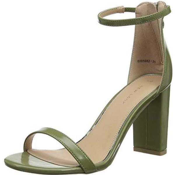 Zapatos de tacón verde New Look verde
