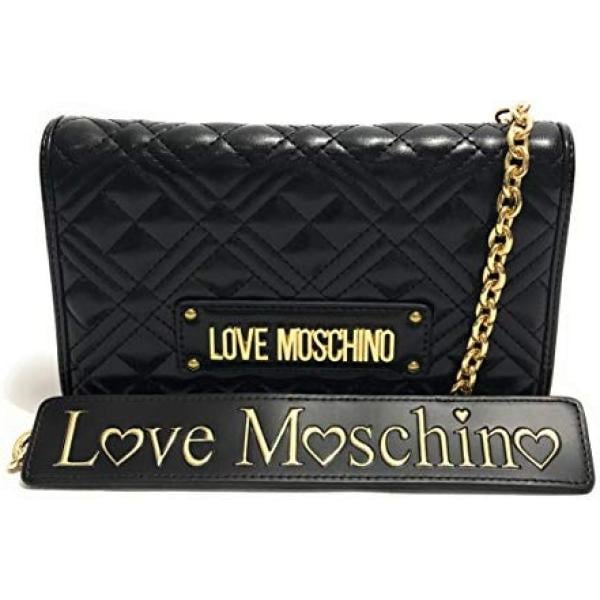 Clutch Love Moschino negro