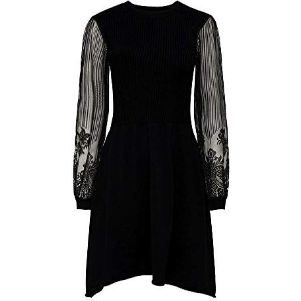 Vestito con pizzo nero Only multicolor